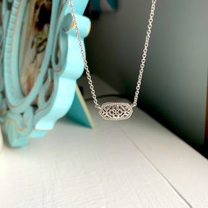 Kendra Scott silver necklace